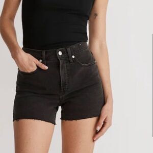 Madewell High-Rise Denim Shorts, back lunar wash, sz 27, EUC